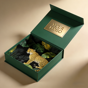 Custom Luxury Magnetic Flip Rigid Eco-Friendly Heavy-Duty <b>Gift</b> <b>Box</b> <b>Flat</b> <b>Pack</b> Recyclable Cosmetic Jewelry Apparel Wine Packaging - Product Image 2
