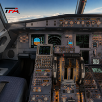 Quadrant de commande d'accélérateur Airbus A320 pour simulateur de vol, panneau de commande de cockpit, matériel pour système de cockpit domestique Fenix FBW A320 MSFS2024