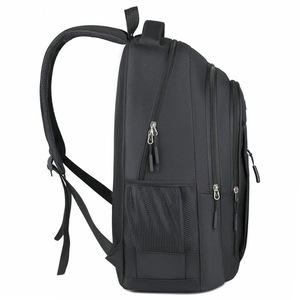 Waterproof Men's Laptop <b>Backpack</b> With Laptop Compartment Business Travel Commuting Bag Green Solid Color Shoulder Straps - Product Image 3