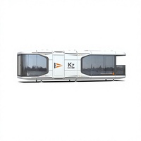 Maison Capsule Spatiale de Luxe Portable Modulaire à Panneaux Sandwich pour Appartement, Villa, Hôtel, Complexe Hôtelier, Camping