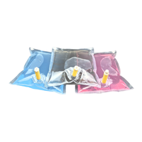 Sac désinfectant pour les mains antibactérien de 1000ml, tube en silicone jaune 1L sac buccal désinfectant pour les mains à l'alcool résistant à la corrosion