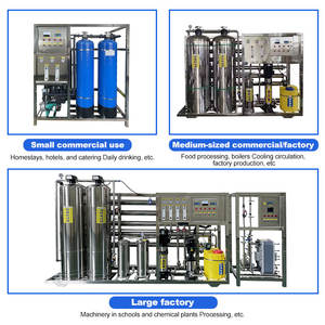 เครื่องกรองน้ำระบบรีเวอร์ออสโมซิสแบบอัตโนมัติส่วนประกอบหลักรวมถึงปั๊ม PLC อุปกรณ์น้ำดื่มโดยตรง - Product Image 2