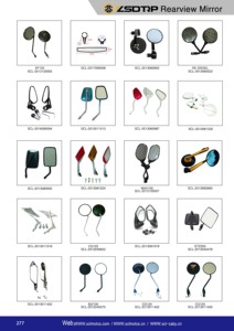 SCL-2013090307 platino 100 xe máy gương chiếu hậu xe máy đảo ngược gương - Product Image 6