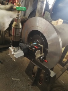 Máquina de sellado de círculos concéntricos de bridas accionada neumáticamente WFP1000, equipo de rectificado de superficies de bridas de 160-1000 mm, máquina de rectificado de bridas - Product Image 1