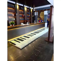 Tapis de danse interactif géant pour piano musical au sol, clavier de piano, tapis de danse LED imperméable pour jeux d'enfants en extérieur