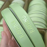 Cinta Grosgrain Acanalada al por Mayor de 7/8 Pulgadas, 100 Yardas, 1 Pulgada, 25mm, 3/4 de Pulgada, Cinta Personalizada con Logotipo, Impresión en Relieve 3D
