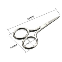 Ciseaux à ongles en acier inoxydable, pointus ou arrondis, fournis directement par l'usine