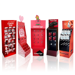 Rak <span class=keywords><strong>Display</strong></span> Kardus Produk Makanan Hewan Peliharaan Daur Ulang Khusus untuk Iklan dan Promosi Toko Perawatan Hewan Peliharaan - Product Image 4