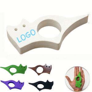 Marcapáginas Promocional Personalizado con Diseño de Gato de Dibujos Animados, Impresión Digital, Reutilizable, Hecho de Material Duradero, Ayuda para la Lectura - Product Image 1