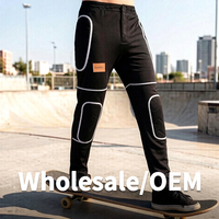 Protection pour patinage sur glace, pantalon long, genouillères de protection OEM pour patinage hivernal, équipement de protection, fabricant en gros