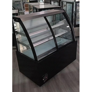 Tủ trưng bày bánh ngọt kính cong trong suốt, có ngăn làm lạnh, dùng để trưng bày bánh ngọt - Product Image 3