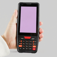 Ordinateur portable robuste QS Warehouse Inventory PDA405 4G avec écran tactile de 4,0 pouces, clavier physique, Android 12, processeur octa-core