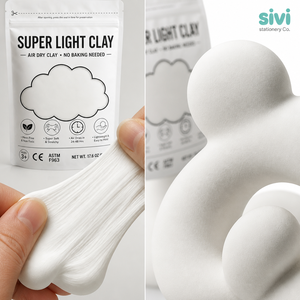 Argile super légère, pâte à modeler douce, slime, jouets éducatifs unisexes DIY, kit d'auto-séchage à l'air, 500 g/sac - Product Image 2