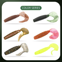 Lot d'appâts souples en plastique pour la pêche, pack de leurres pour attraper des poissons, réalistes, matériel pour pêcher à l'alose, eau douce, KAL70, vente en gros,