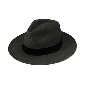 Sombrero de Paja Panamá Natural para Hombre, Estilo Casual, con Cinta de Color Sólido, para Senderismo, Playa, Verano - Product Image 4