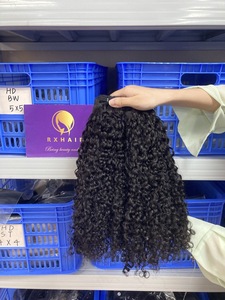 RXHAIR Vente en gros Offre Spéciale Pixie Bouclés Paquet de cheveux humains Pixie brésilien Cheveux bouclés Paquets de tissage de cheveux - Product Image 2