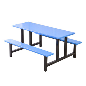 Juego de Mesa de Comedor de Acero Inoxidable, Rectangular, Resistente, para Uso en Restaurantes, Escuelas, Fábricas, Cantinas de Comida Rápida y Obras de Construcción - Product Image 3