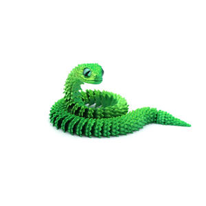 Vashine 3D stampato <span class=keywords><strong>Cobra</strong></span> comune di <span class=keywords><strong>serpente</strong></span> mobile decorazione di cristallo flessibile Action Figure <span class=keywords><strong>serpente</strong></span> colorato - Product Image 4