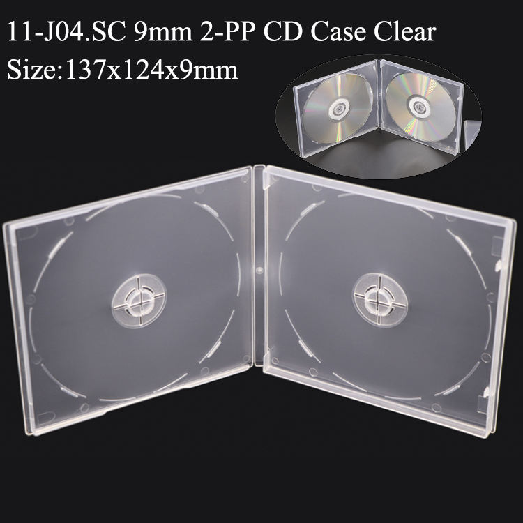 J04:9mm 2-PP CD Case Clear