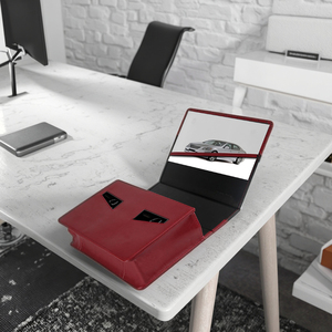 Carpeta <span class=keywords><strong>de</strong></span> cuero para documentos A4 con logotipo en relieve personalizado, suministros <span class=keywords><strong>de</strong></span> oficina, papelería para archivar documentos - Product Image 2