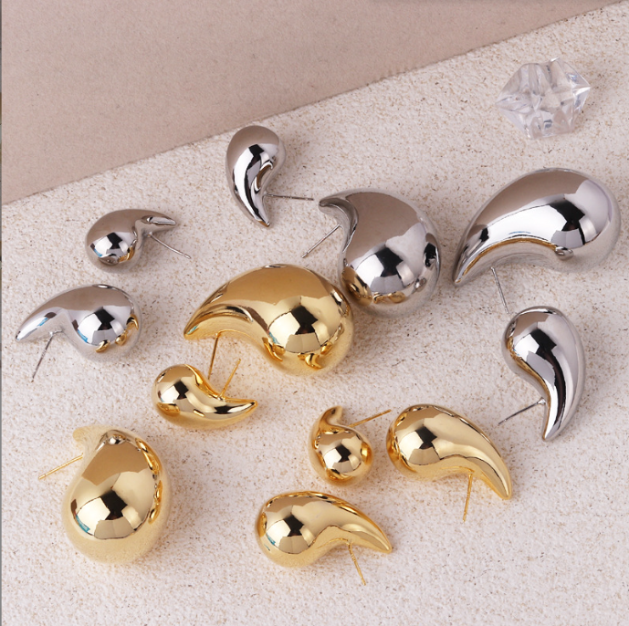 Wholesale Shell Earrings 18K Gold Stainless