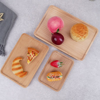 Vente en gros de planche à découper en bois de hêtre et marbre Plateau de nourriture aux fruits au fromage poli de style classique Plat de riz durable jetable