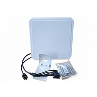 HECERE RFID Car Reader Circular Panel Mount UHF ISO18000-6C 5-6m Reading Distance for Barrier Gate System