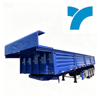 Remorque semi-remorque benne basculante en acier 20/40 pieds, neuve, durable, haute qualité, prix usine, capacité max. 80-120T