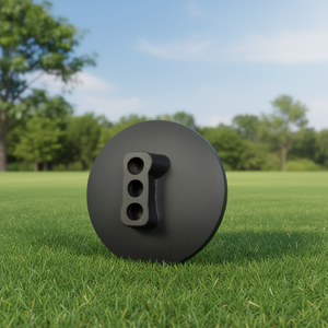 Base de goma con peso de 22,5 cm de diámetro y 1,3 kg para hasta 3 postes de PVC de 25 mm, equipo de entrenamiento - Product Image 3