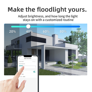 <span class=keywords><strong>Camera</strong></span> an ninh ngoài trời mái vòm 3MP 4k đầy đủ màu sắc tầm nhìn ban đêm phát hiện chuyển động ai theo dõi con người <span class=keywords><strong>IP</strong></span> <span class=keywords><strong>Wifi</strong></span> thẻ SD âm thanh hai chiều - Product Image 2