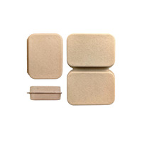 Boîte cadeau en pulpe biodégradable, emballage écologique pour savon, bijoux, souvenirs, carton kraft