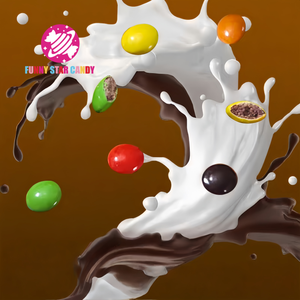 OEM Custom Gas Bottle Chocolate Beans Candy China Manufacturer Wholesale Colorful Sweets <strong>Mini</strong> Milk Chocolate Bean - Product Image 3