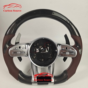 <span class=keywords><strong>Volante</strong></span> deportivo de cuero de fibra de carbono con LED para <span class=keywords><strong>Mercedes</strong></span> Benz A45 <span class=keywords><strong>AMG</strong></span> Clase G W205 C63 <span class=keywords><strong>AMG</strong></span> CLS Car - Product Image 1