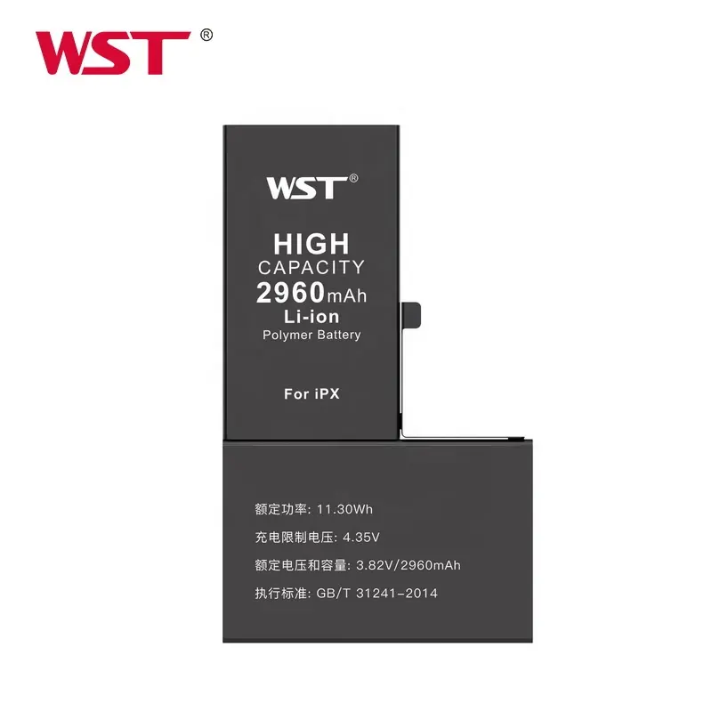 WST Hot selling low price 3100mAh rechargeable portable phone battery for iPhone X 11 12 13 14 15 Li-ion battery