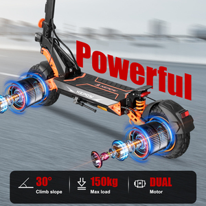 สกู๊ตเตอร์ไฟฟ้าสองมอเตอร์จากคลังสินค้าสหรัฐฯ แบตเตอรี่ 52V24.5AH รุ่น E9G - Product Image 5
