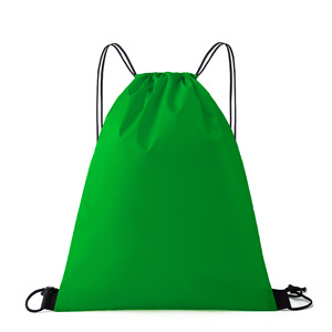 Wholesale Custom Logo Polyester Nylon Drawstring Backpack Bulk Hiking Sport Gym Yoga String Promotional Bags