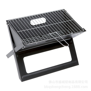 Portable Outdoor BBQ Grill Metal Folding Camping Grill With Grill Rack For Backyard Picnic Use - Product Image 4