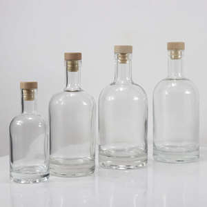 Venta al por mayor de lujo de alta calidad botella de licor 500ml 700ml 750ml 1000ml Nordic Gin <span class=keywords><strong>Whisky</strong></span> Vodka Spirit botella de vidrio para licor - Product Image 1