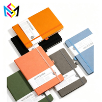 Bloc-notes A5 de haute qualité à couverture rigide marbrée et à pois, reliure cousue avec dorure à chaud, porte-stylo pour journal de voyage, réunions de bureau et enregistrements.