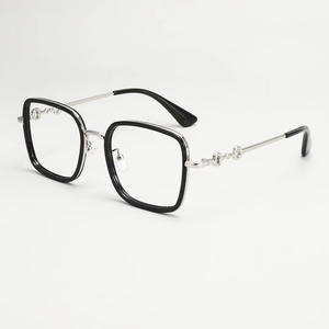 Lunettes de vue carrées de marque D, verres PC anti-lumière bleue, unisexe, taille moyenne S5 21050, origine Taizhou - Product Image 2