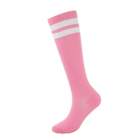 Chaussettes de compression montantes OEM pour adultes, hommes et femmes, pour le sport, avec revers personnalisé