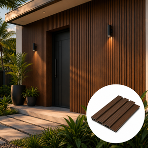Livolo — panneaux muraux 3D WPC en <span class=keywords><strong>Composite</strong></span>, fessier, imperméable, extérieur, décoration pour l'extérieur - Product Image 1