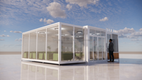 Mobile 20ft 30ft 40ft 2 3 4 5 6 chambres à coucher pliante extensible petite maison préfabriquée conteneur maisons restaurant remorque prix