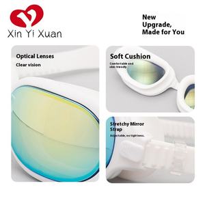 Lunettes de natation unisexes de compétition, étanches, anti-buée, électro-plaquées, avec protection optimale, lunettes pour myopie, nouvel équipement - Product Image 3