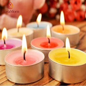 Nến tealight sáp parafin nhiều màu, không khói, không mùi, không lửa, 100 chiếc, cháy 2-8 giờ, dùng cho Giáng sinh, đám cưới, sinh nhật - Product Image 2