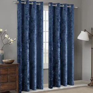 Distressed Velvet Curtains For Window