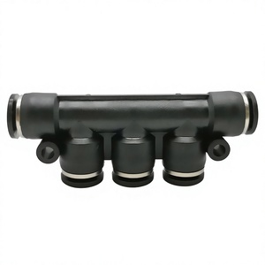 Composants pneumatiques YIIDNN PKG3/8-1/4 5/16-1/4 pouces, connecteur rapide pneumatique à cinq voies à diamètre variable, fileté et droit - Product Image 2