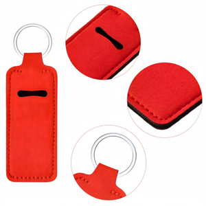 Porte-clés en néoprène personnalisé <span class=keywords><strong>Maihong</strong></span> pour rouge à lèvres, étui écologique portable pour baume à lèvres, pendentif coloré anti-perte - Product Image 4