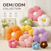 Coussin en peluche fleur bohème original, cadeaux promotionnels, jouet en peluche personnalisé, jouet en peluche en gros, peluche OEM ODM avec logo