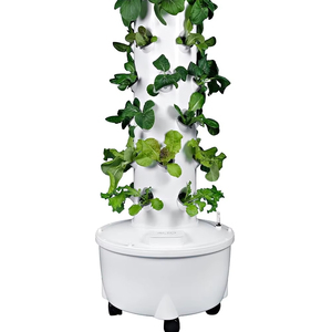 Kit Sistema di Coltivazione Idroponica |   Moderno Sistema di Coltivazione Indoor per Uso Domestico con 40 Vasi a Rete (Senza Luci) - Product Image 1